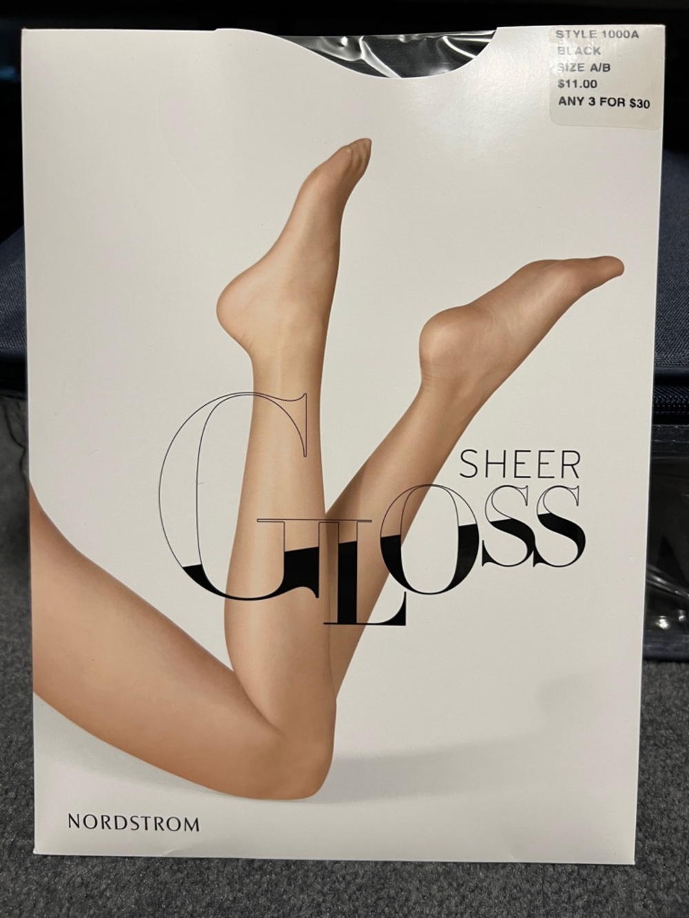 Nordstrom Sheer Gloss Hosiery - Nude